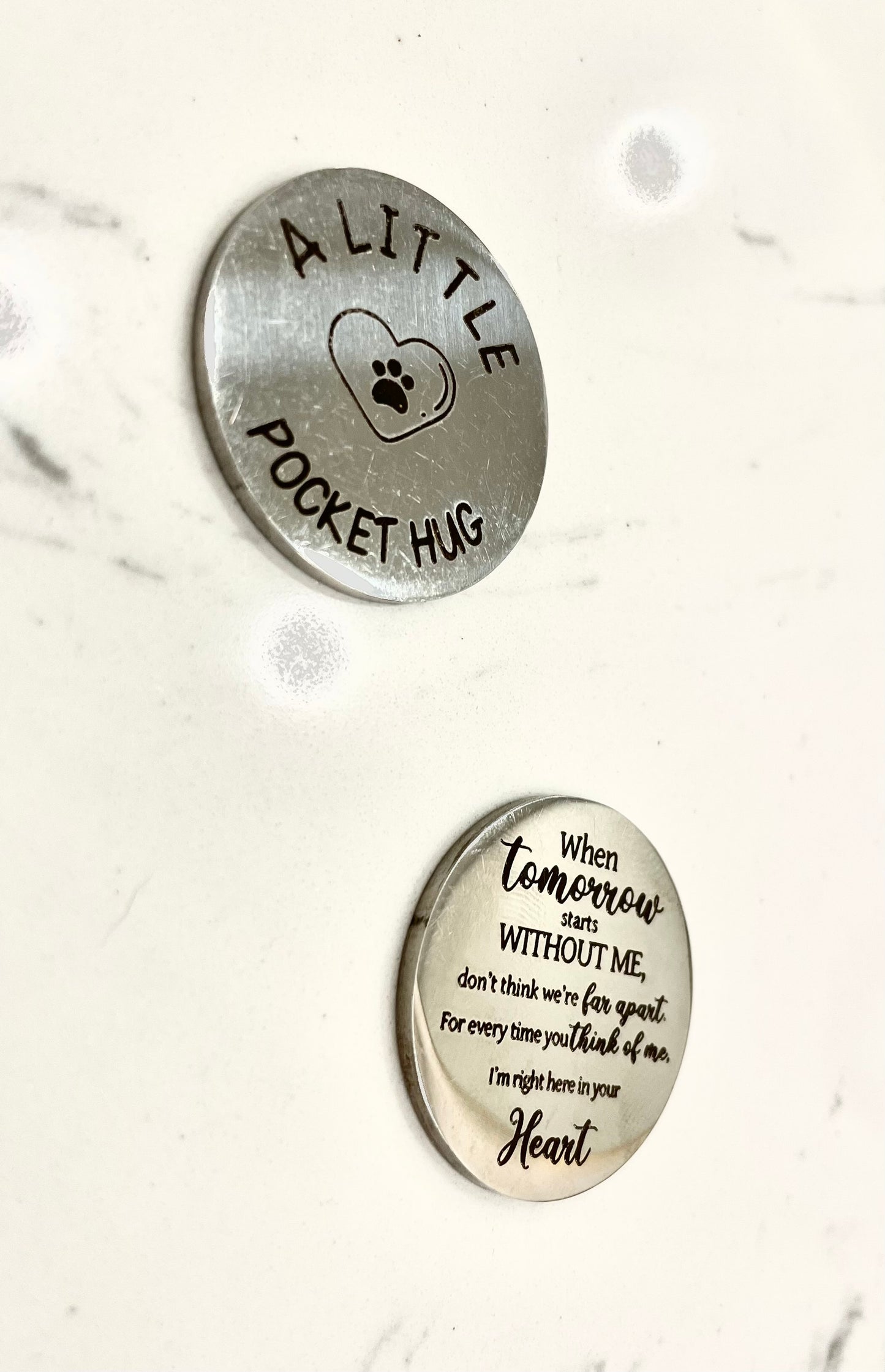 Memorial Coin - Pocket Hug <3