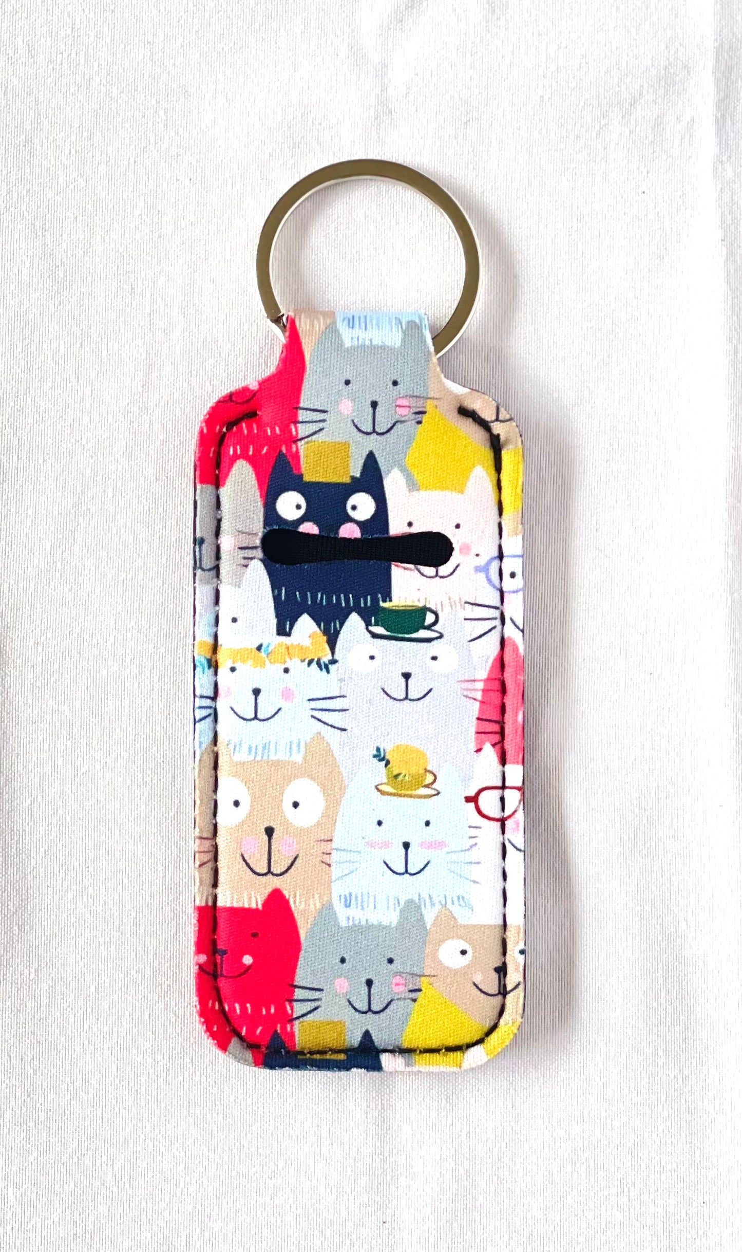 Kitty Cat Chapstick Keychains