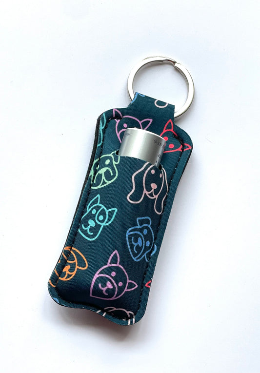 Canine Chapstick Keychain